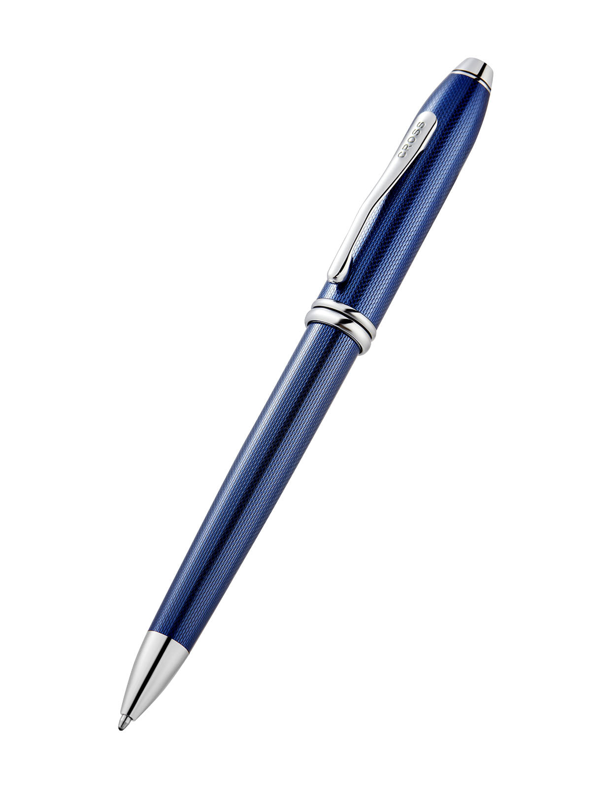 Bolígrafo Cross Townsend® de Azul Cobalto Translúcido grabado punta de diamante