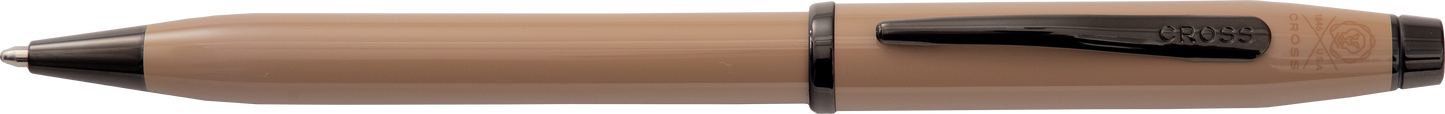Bolígrafo Cross Century® II de Laca Beige Arena y PVD Negro