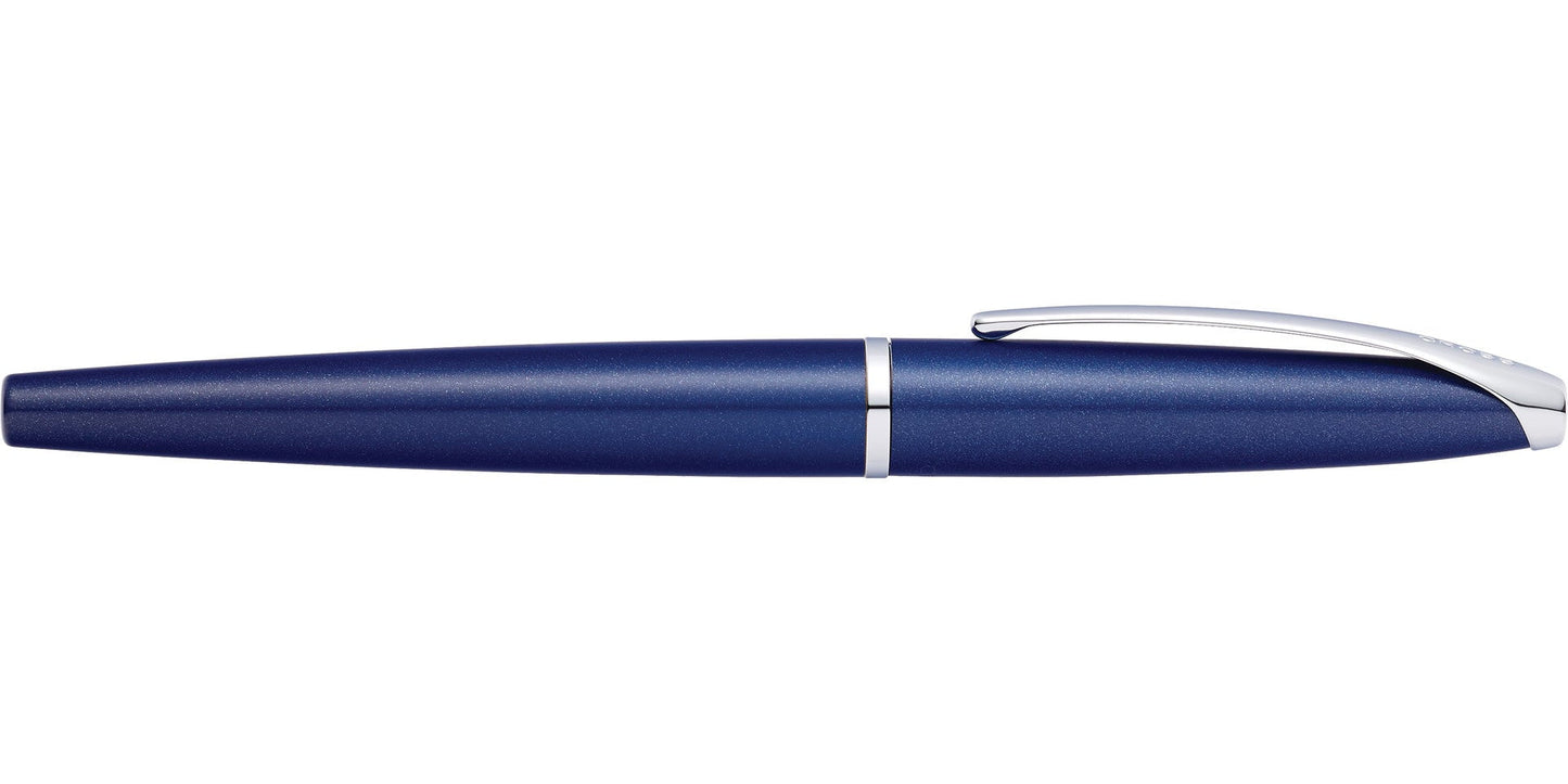 ATX Translucent Blue Lacquer Fountain Pen
