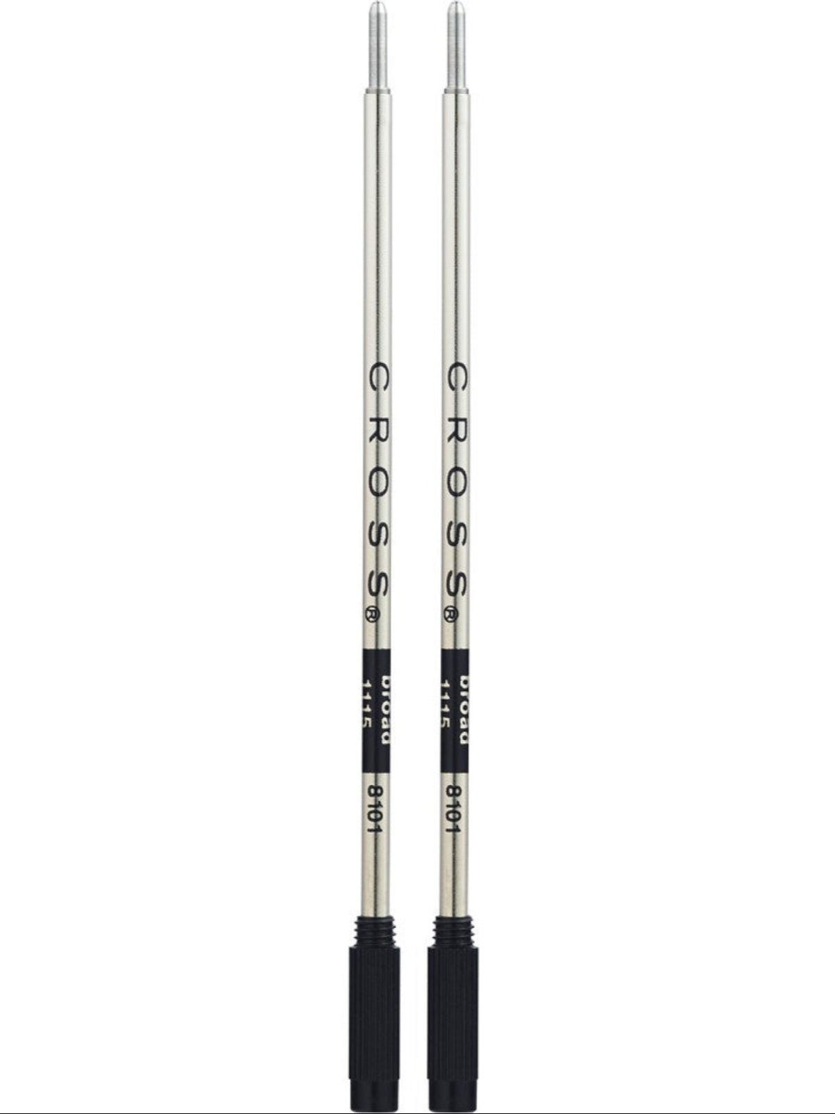 Ballpoint Pen Refill - Black - Broad - 2-pack