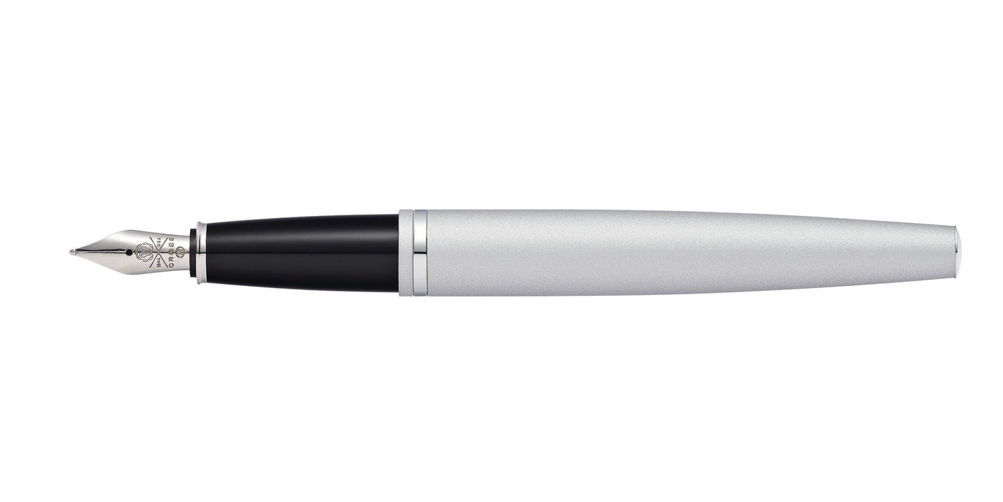 Calais Satin Chrome Fountain Pen