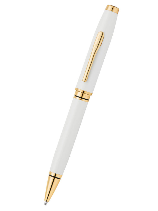 Bolígrafo Cross Coventry Laca Blanco Perlado y detalles dorados