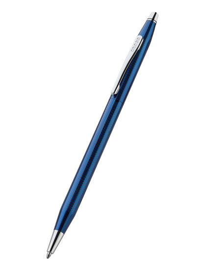 Bolígrafo Cross Classic® Century® de Laca Azul Cobalto Translúcido grabado punta de diamante