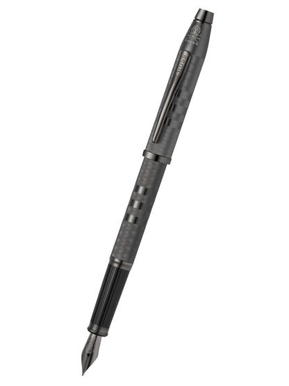 Pluma Estilográfica Cross Century® II Midnight · Laca Negra y PVD negro · Punto Fino (F)