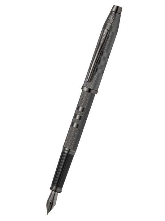 Pluma Estilográfica Cross Century® II Midnight · Laca Negra y PVD negro · Punto Fino (F)