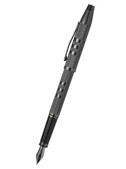 Pluma Estilográfica Cross Century® II Midnight · Laca Negra y PVD negro · Punto Fino (F)