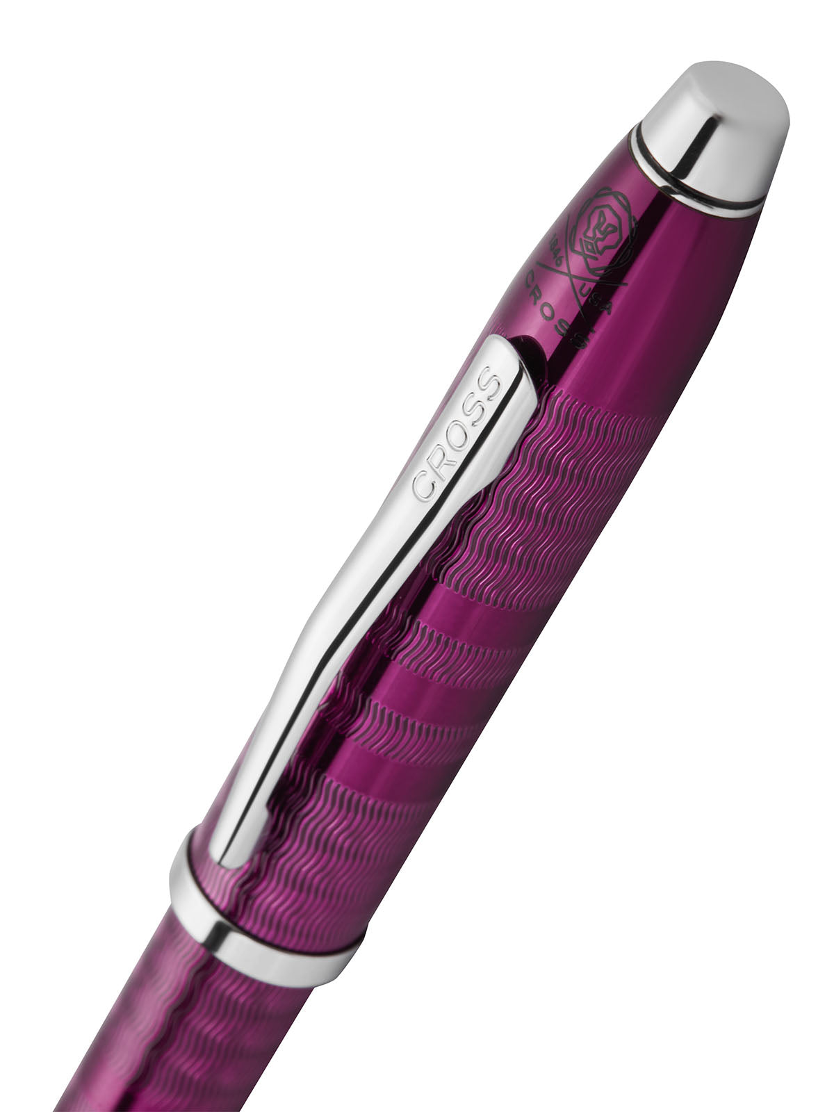 Rollerball Cross Century® II Midnight · Laca Cereza y detalles cromados