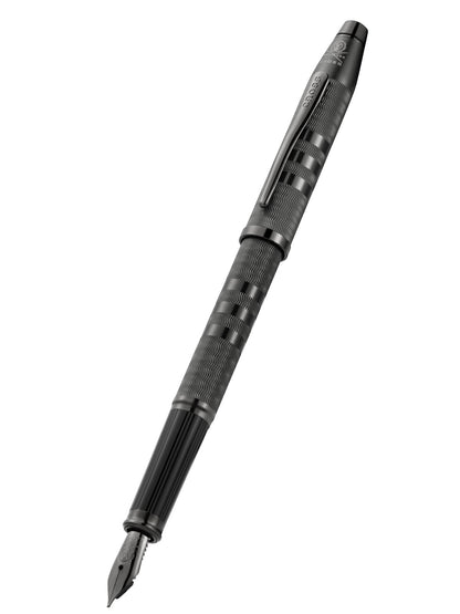 Pluma Estilográfica Cross Century® II Midnight · Laca Negra y PVD negro · Punto Fino (F)