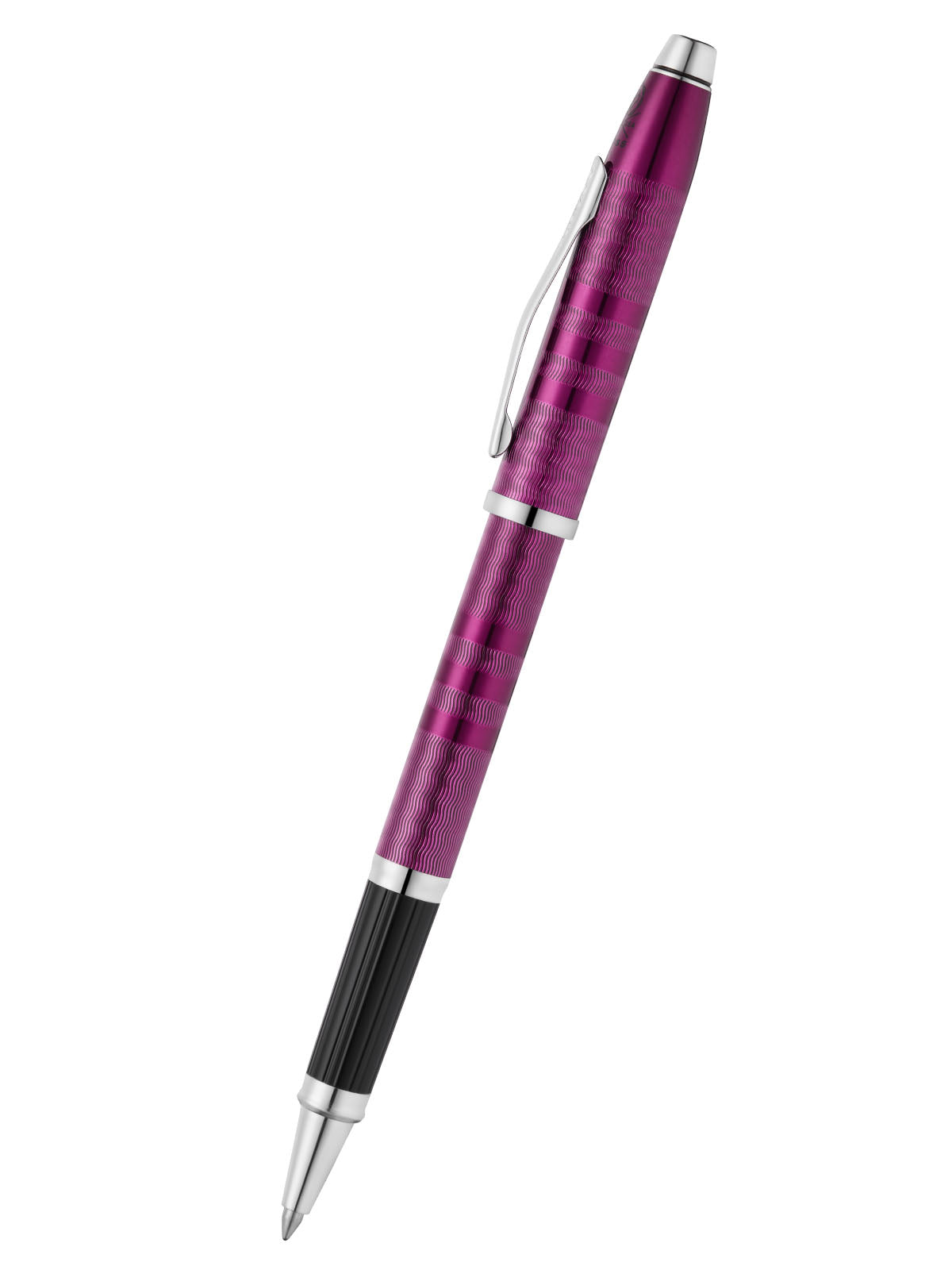 Rollerball Cross Century® II Midnight · Laca Cereza y detalles cromados