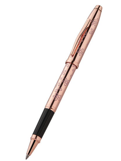 Rollerball Cross Century® II Cherry Blossom Plaqué Oro Rosa
