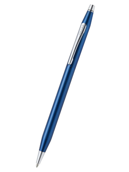 Bolígrafo Cross Classic® Century® de Laca Azul Cobalto Translúcido grabado punta de diamante