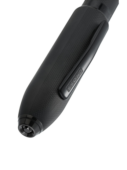 Bolígrafo Cross Peerless™ de PVD Negro grabado punta de diamante