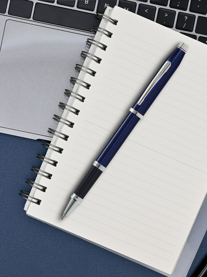 Rollerball Cross Century® II de Laca Azul y detalles cromados