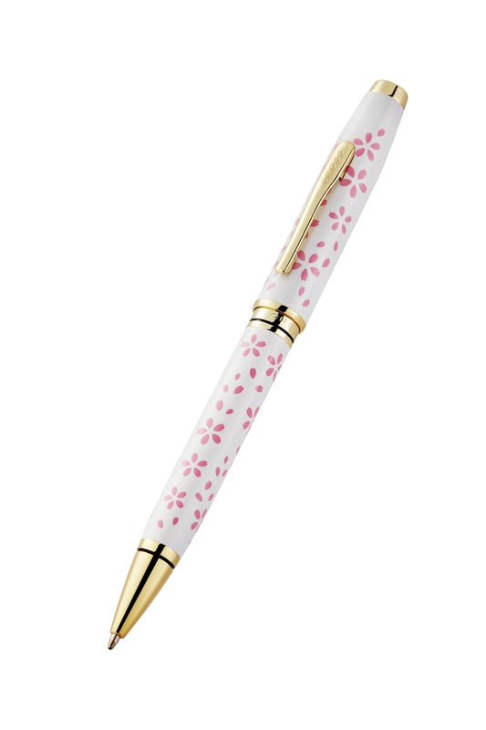 Bolígrafo Cross Coventry Cherry Blossom Sakura Pink y Laca Blanco Perlado