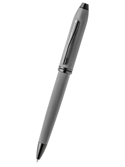 Bolígrafo Cross Townsend® de Laca Gris Pizarra grabado punta de diamante