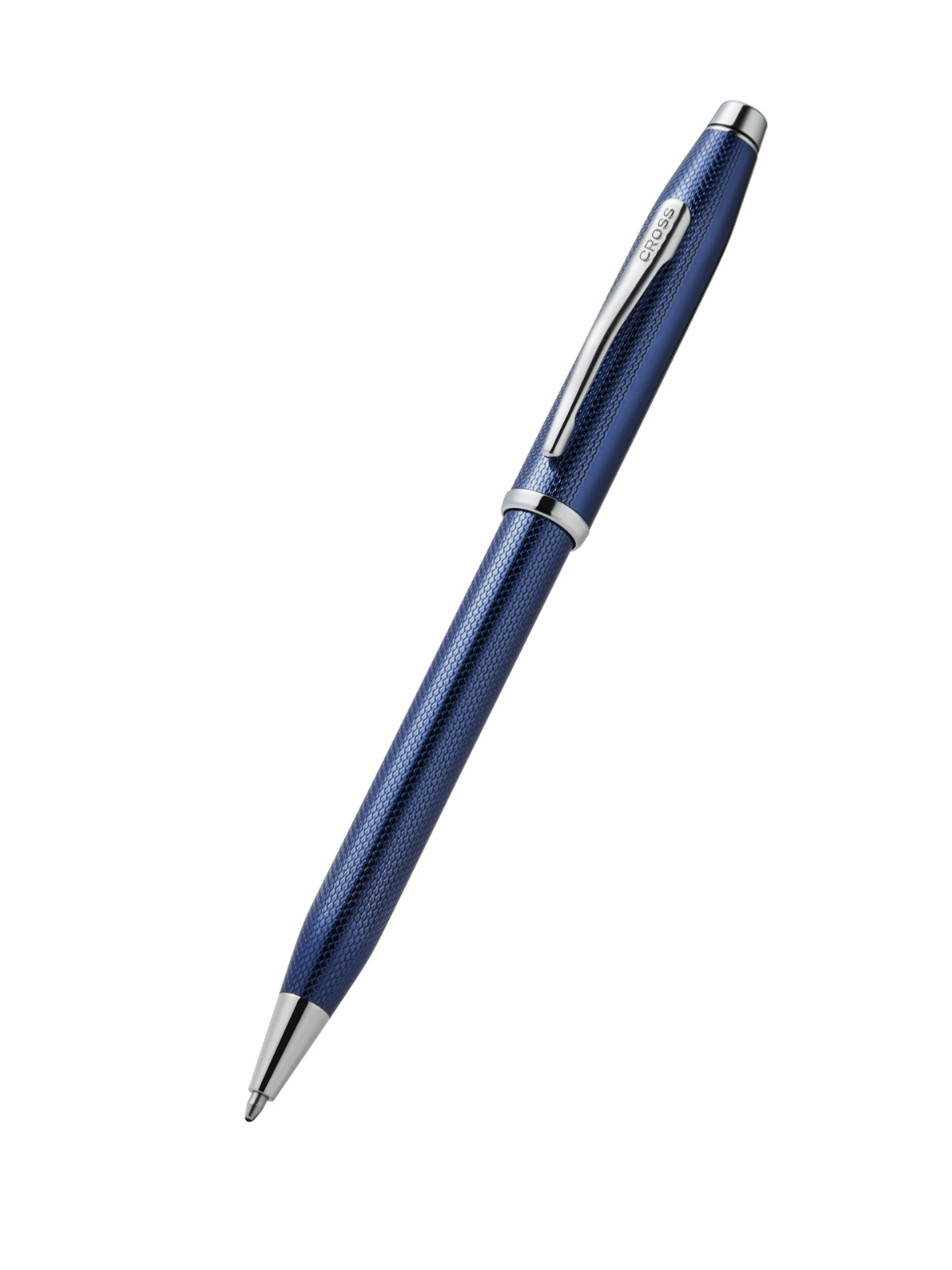 Bolígrafo Cross Century® II · Laca Azul Cobalto Translúcido grabado punta de diamante