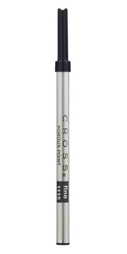 Recambio Cross para Rollerball · Tinta de Gel · Grosor de trazo Fino y tinta Negra · 1 blister con 1 unidad