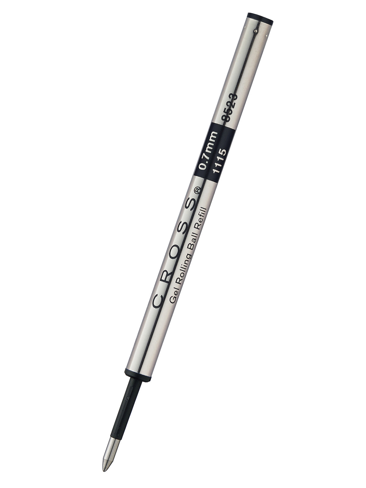 Recambio Cross para Rollerball · Tinta de Gel · Grosor de trazo Medio y tinta Negra · 1 blister con 1 unidad