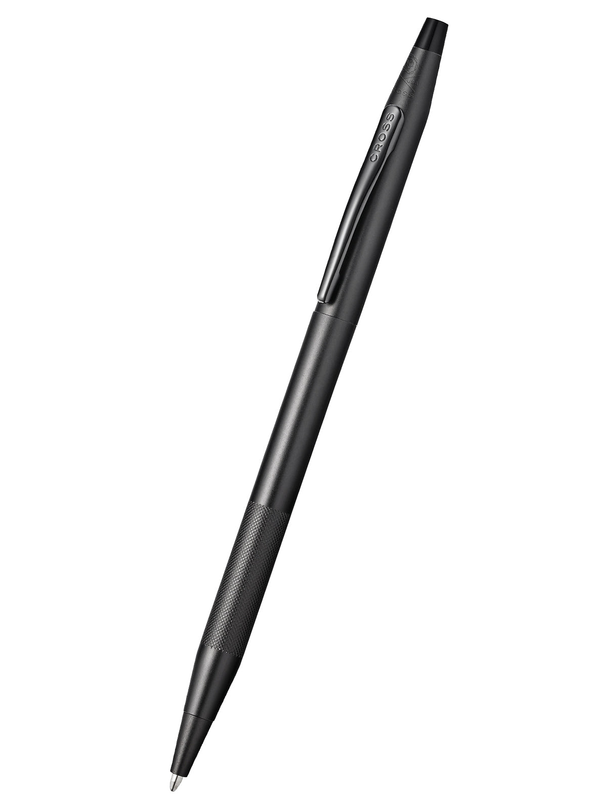 Bolígrafo Cross Classic® Century® · Laca Negra Mate con grabado micro ranurado & PVD