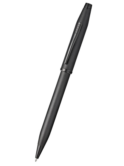 Bolígrafo Cross Century® II · Laca Negra Mate con grabado micro ranurado & PVD