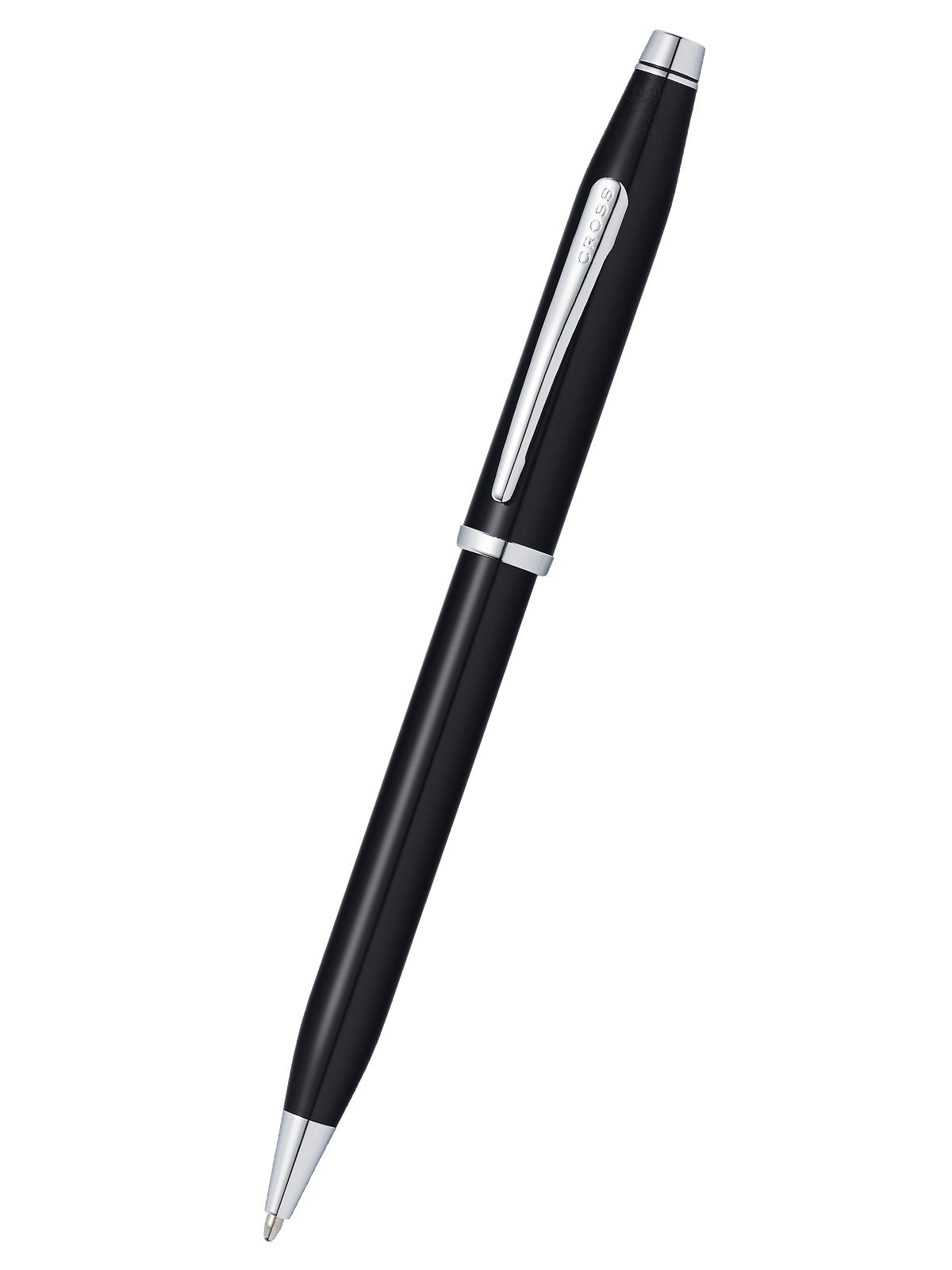 Bolígrafo Cross Century® II de Laca Negra y detalles cromados