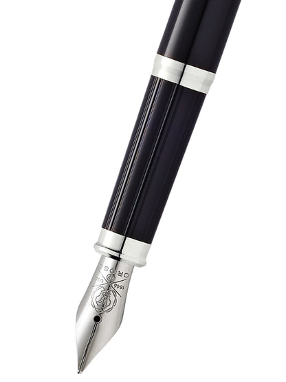 Century® II Black Lacquer Medium Nib Fountain Pen