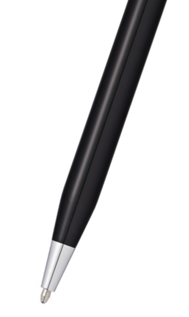 Bolígrafo Cross Classic® Century® PVD Negro Brillante y detalles cromados