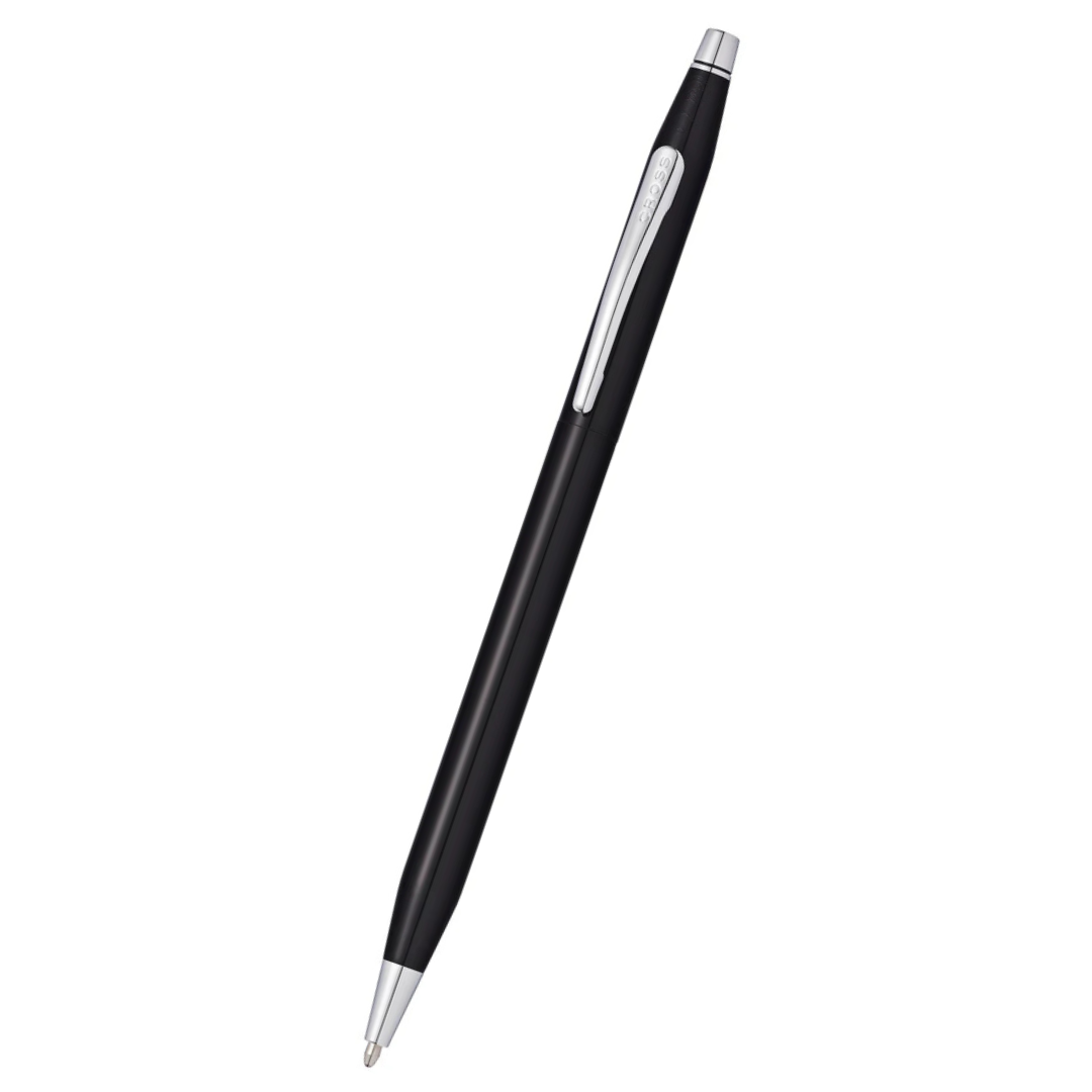 Bolígrafo Cross Classic® Century® PVD Negro Brillante y detalles cromados