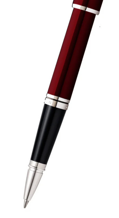 Rollerball Cross Coventry Laca Roja con detalles cromados