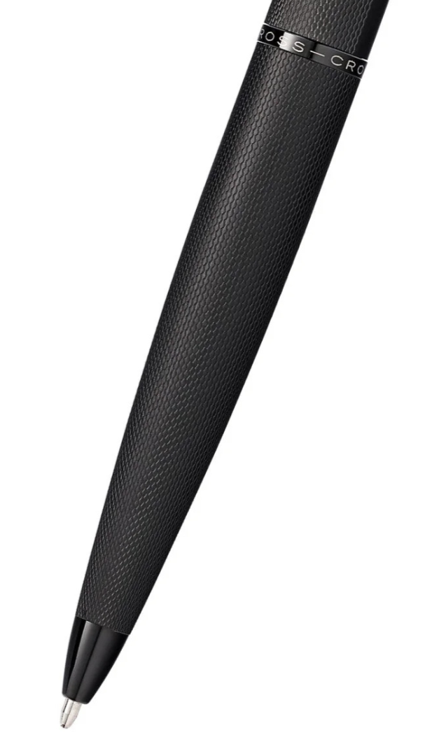 Bolígrafo Cross ATX® Negro Cepillado con grabado y detalles negros