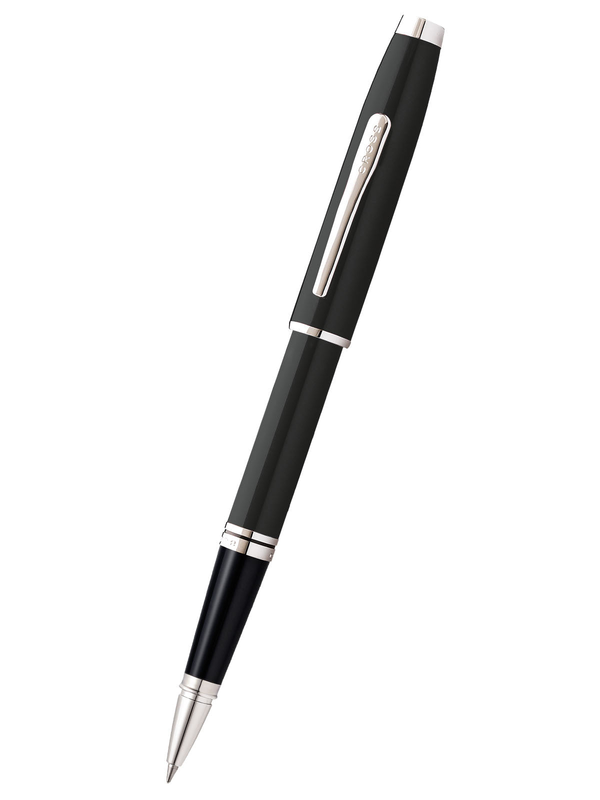 Rollerball Cross Coventry Laca Negra con detalles cromados