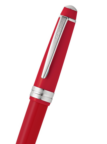 Bolígrafo Cross Bailey Light de resina color Rojo Brillante con detalles cromados