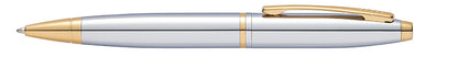 Bolígrafo Cross Calais Medalist® Cromo y Oro de 23 Kilates