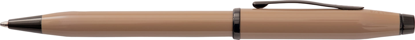 Bolígrafo Cross Century® II de Laca Beige Arena y PVD Negro