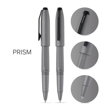 Prism Graphite Resin with Polished Black Appointments Jumbo Ballpoint Pen