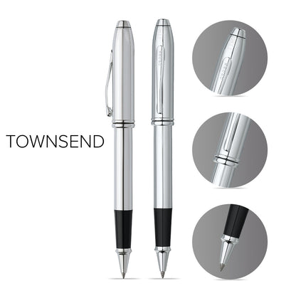 Townsend® Lustrous Chrome Rollerball Pen