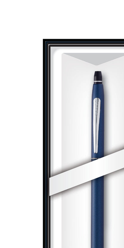 Click Midnight Blue Ballpoint Pen with Midnight Blue Journal Gift Set