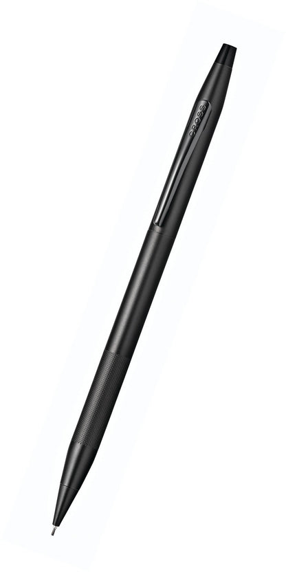 Classic Century Black PVD 0.7MM Pencil with Micro-knurl Detail