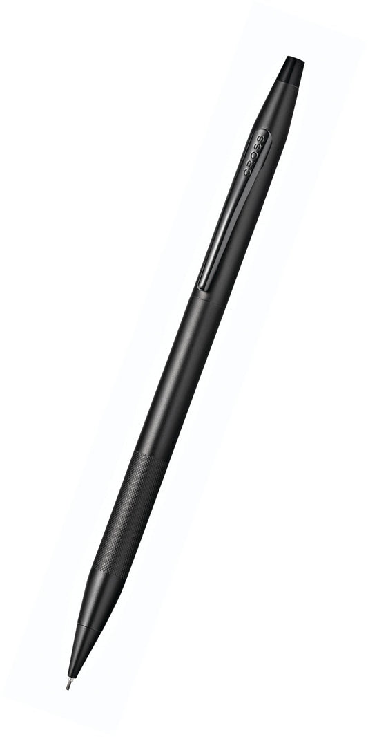 Classic Century Black PVD 0.7MM Pencil with Micro-knurl Detail