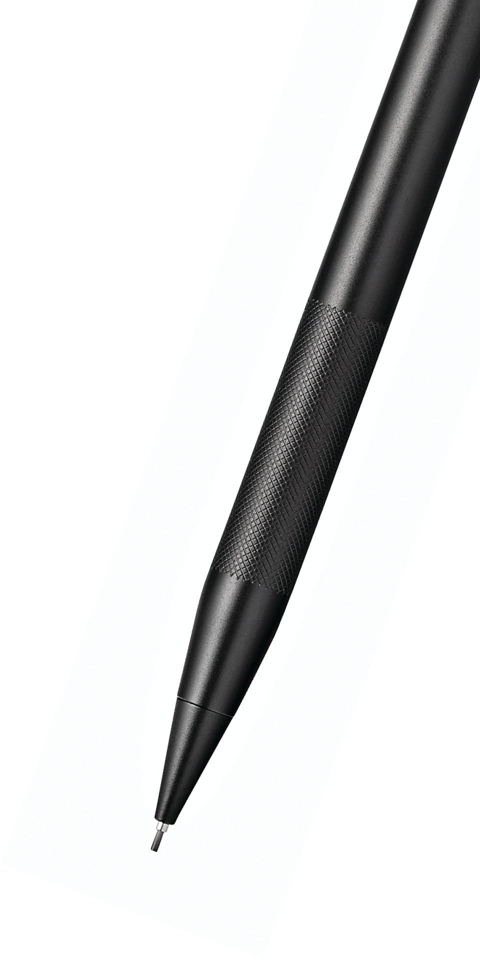 Classic Century Black PVD 0.7MM Pencil with Micro-knurl Detail