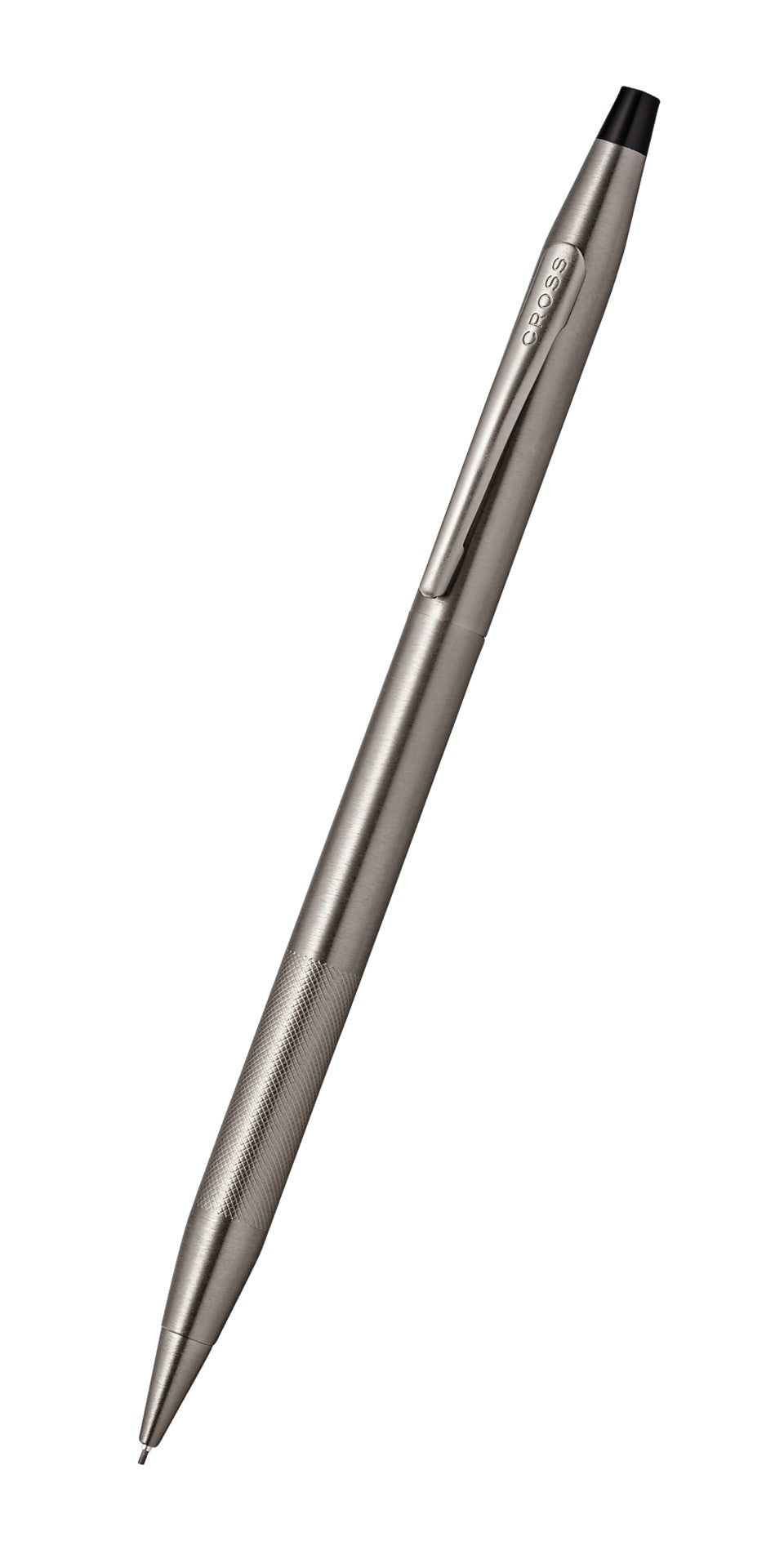 Classic Century Titanium Gray PVD 0.7MM Pencil with Micro-knurl Detail