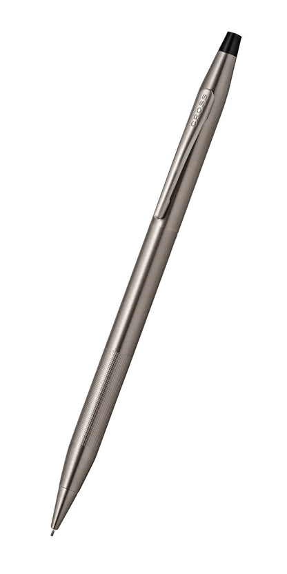 Classic Century Titanium Gray PVD 0.7MM Pencil with Micro-knurl Detail