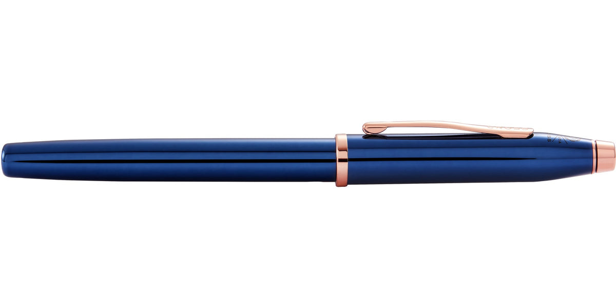 Century II Translucent Cobalt Blue Lacquer Fountain Pen
