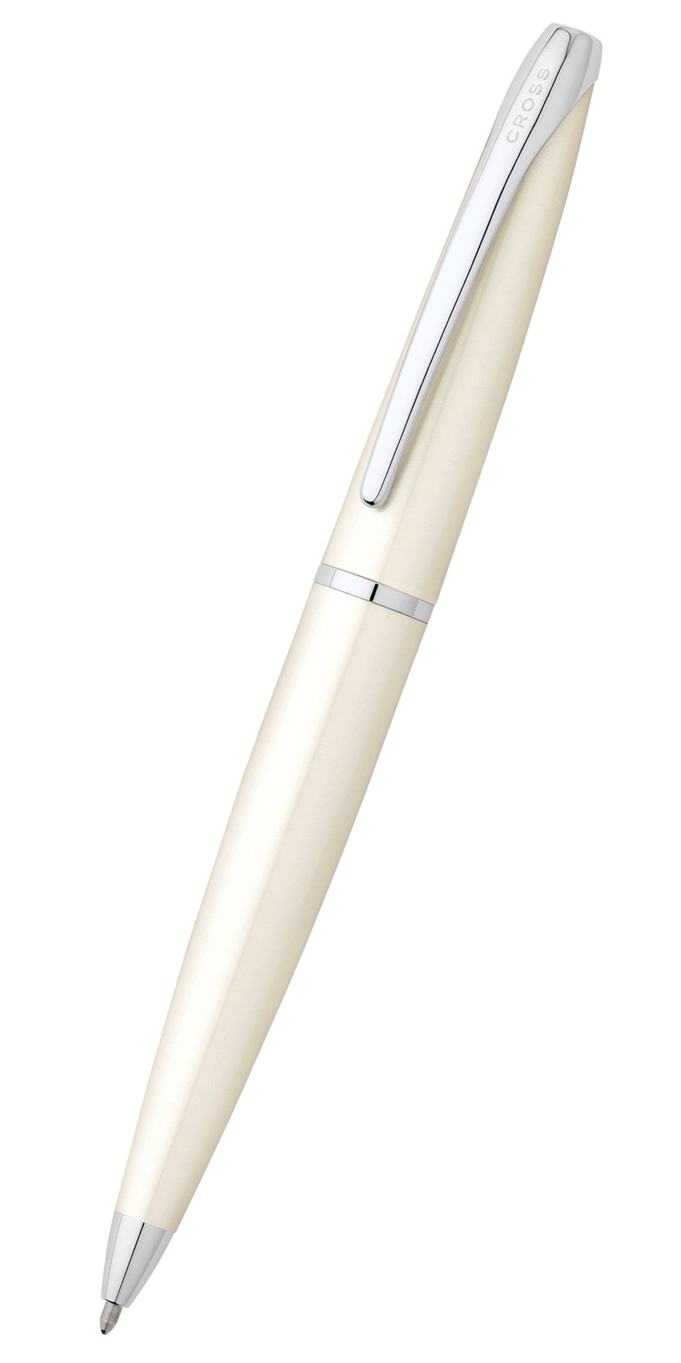 ATX Pearlescent White Lacquer Ballpoint Pen