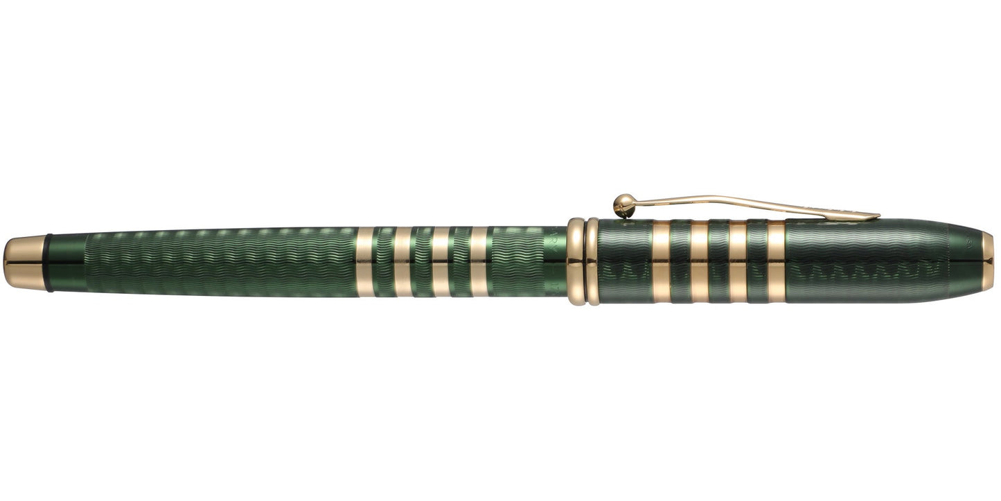 Townsend Special-Edition 175th Anniversary Collection Translucent Green Lacquer Rollerball Pen