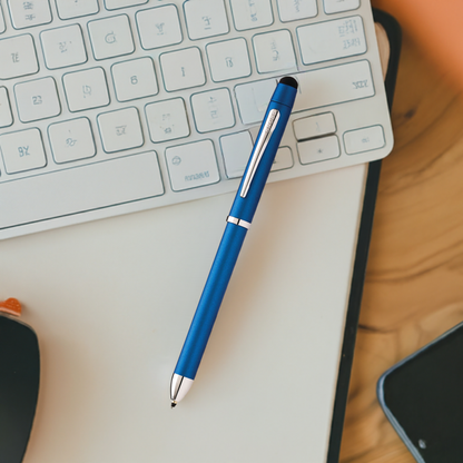 Multi-función Cross Tech3+ Azul Metalizado con detalles cromados