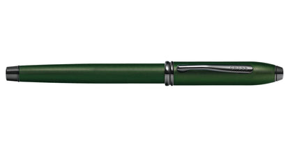 Townsend Matte Green PVD Micro-knurl Fountain Pen