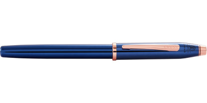 Century II Translucent Cobalt Blue Lacquer Fountain Pen