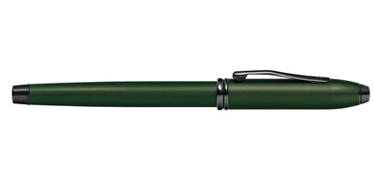Townsend Matte Green PVD Micro-knurl Fountain Pen