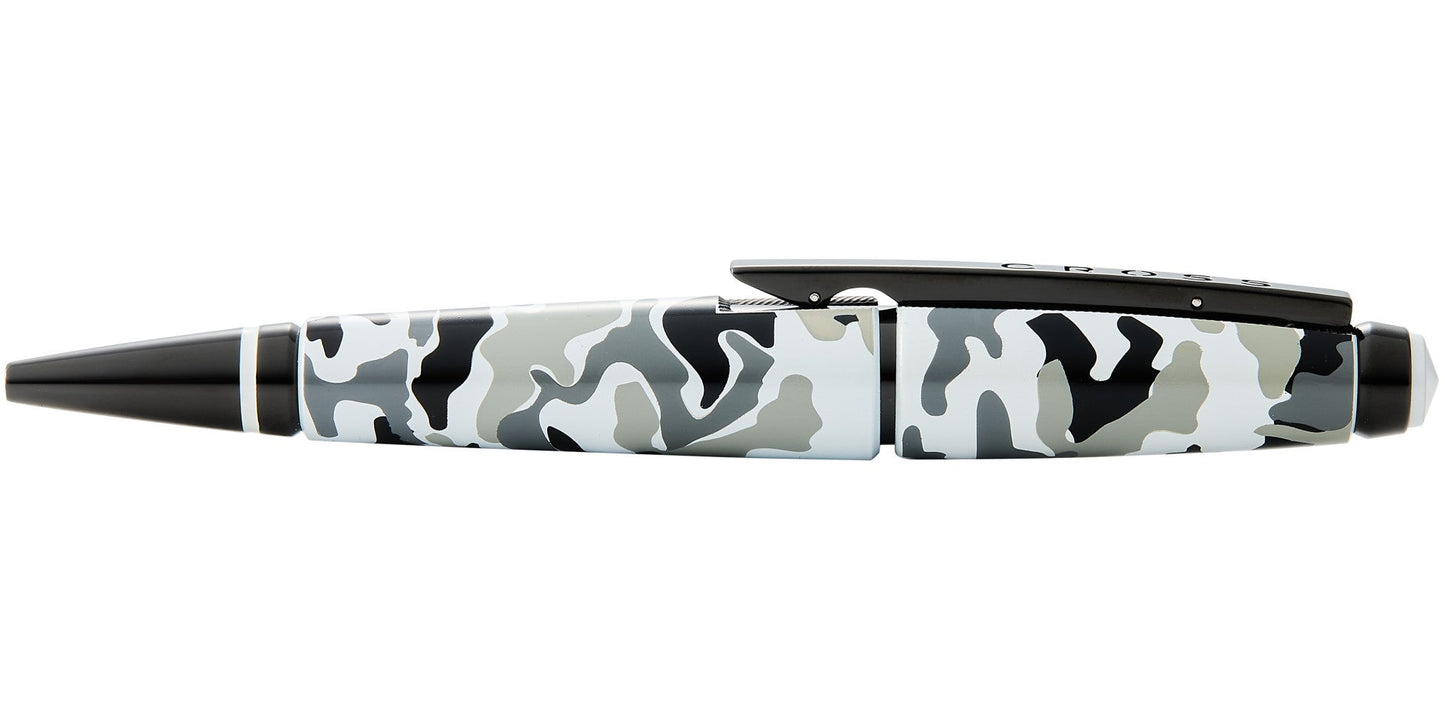 Edge Black and White Camo Gel Rollerball Pen